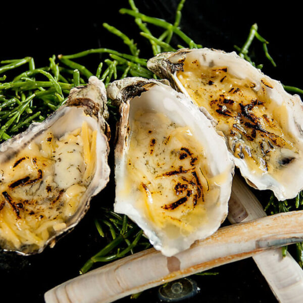 Oesters gegratineerd per 3